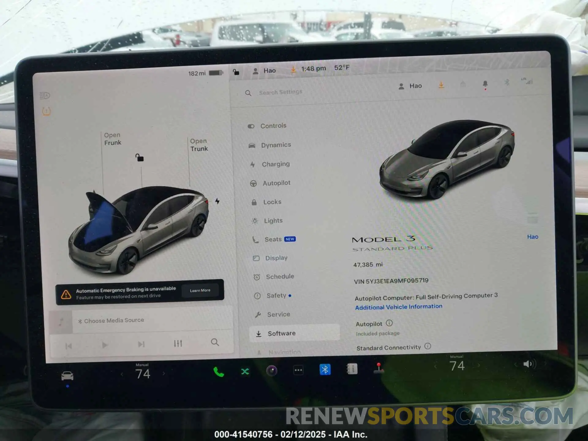 7 Фотография поврежденного автомобиля 5YJ3E1EA9MF095719 TESLA MODEL 3 2021
