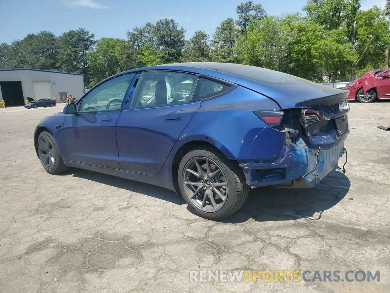 2 Фотография поврежденного автомобиля 5YJ3E1EA9MF867426 TESLA MODEL 3 2021