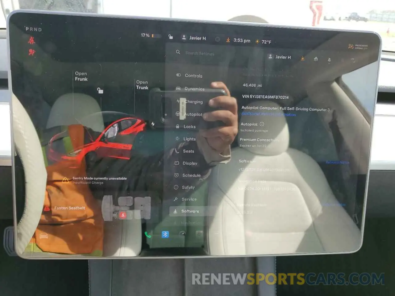 9 Photograph of a damaged car 5YJ3E1EA9MF870214 TESLA MODEL 3 2021