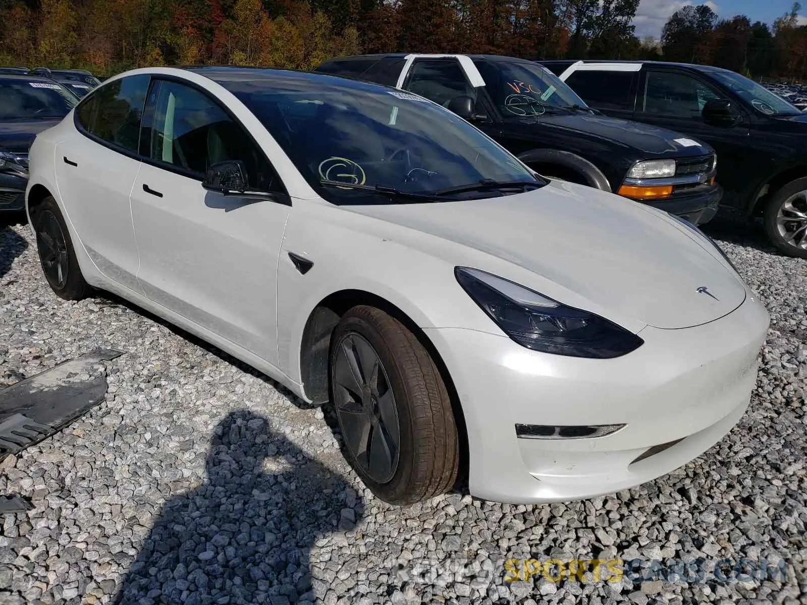 1 Фотография поврежденного автомобиля 5YJ3E1EA9MF920979 TESLA MODEL 3 2021