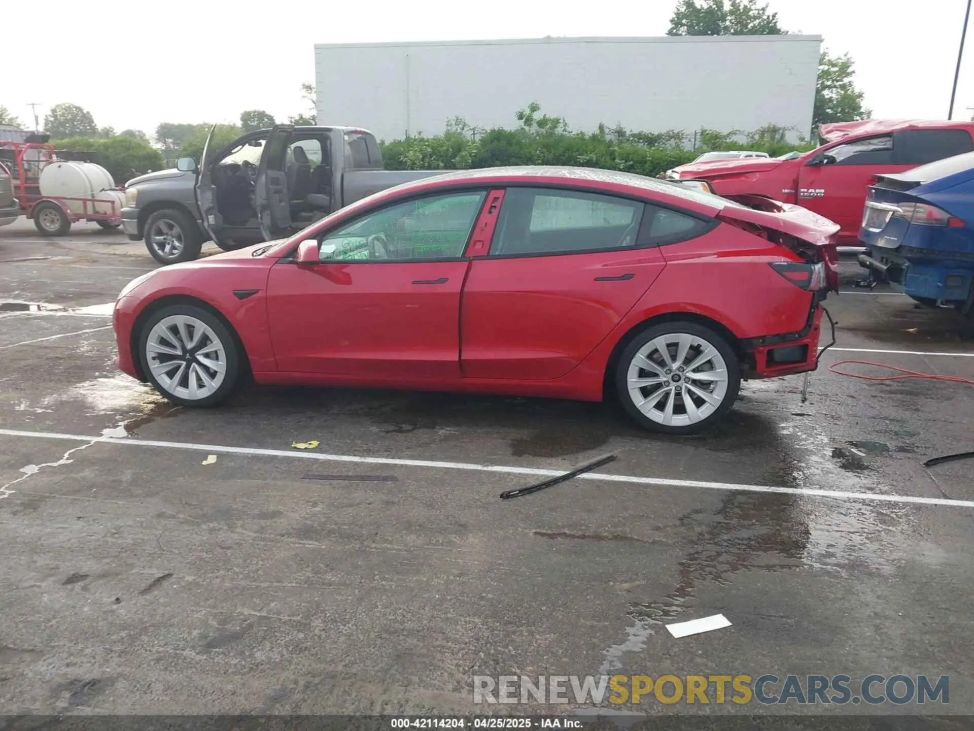 15 Фотография поврежденного автомобиля 5YJ3E1EAXMF017773 TESLA MODEL 3 2021