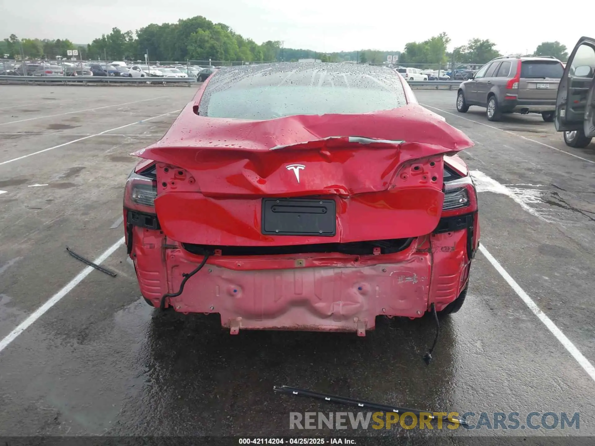 17 Фотография поврежденного автомобиля 5YJ3E1EAXMF017773 TESLA MODEL 3 2021