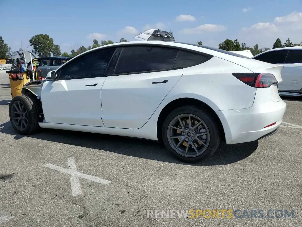 2 Фотография поврежденного автомобиля 5YJ3E1EAXMF028630 TESLA MODEL 3 2021