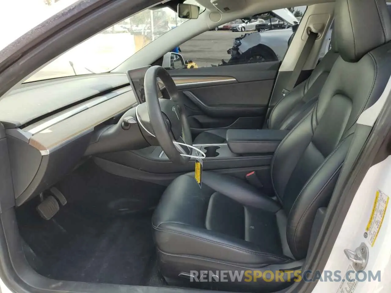 7 Фотография поврежденного автомобиля 5YJ3E1EAXMF028630 TESLA MODEL 3 2021