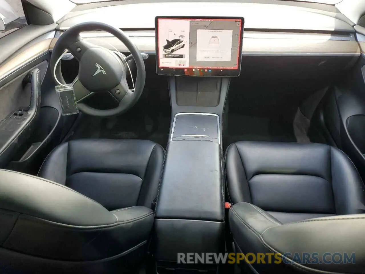 8 Фотография поврежденного автомобиля 5YJ3E1EAXMF028630 TESLA MODEL 3 2021