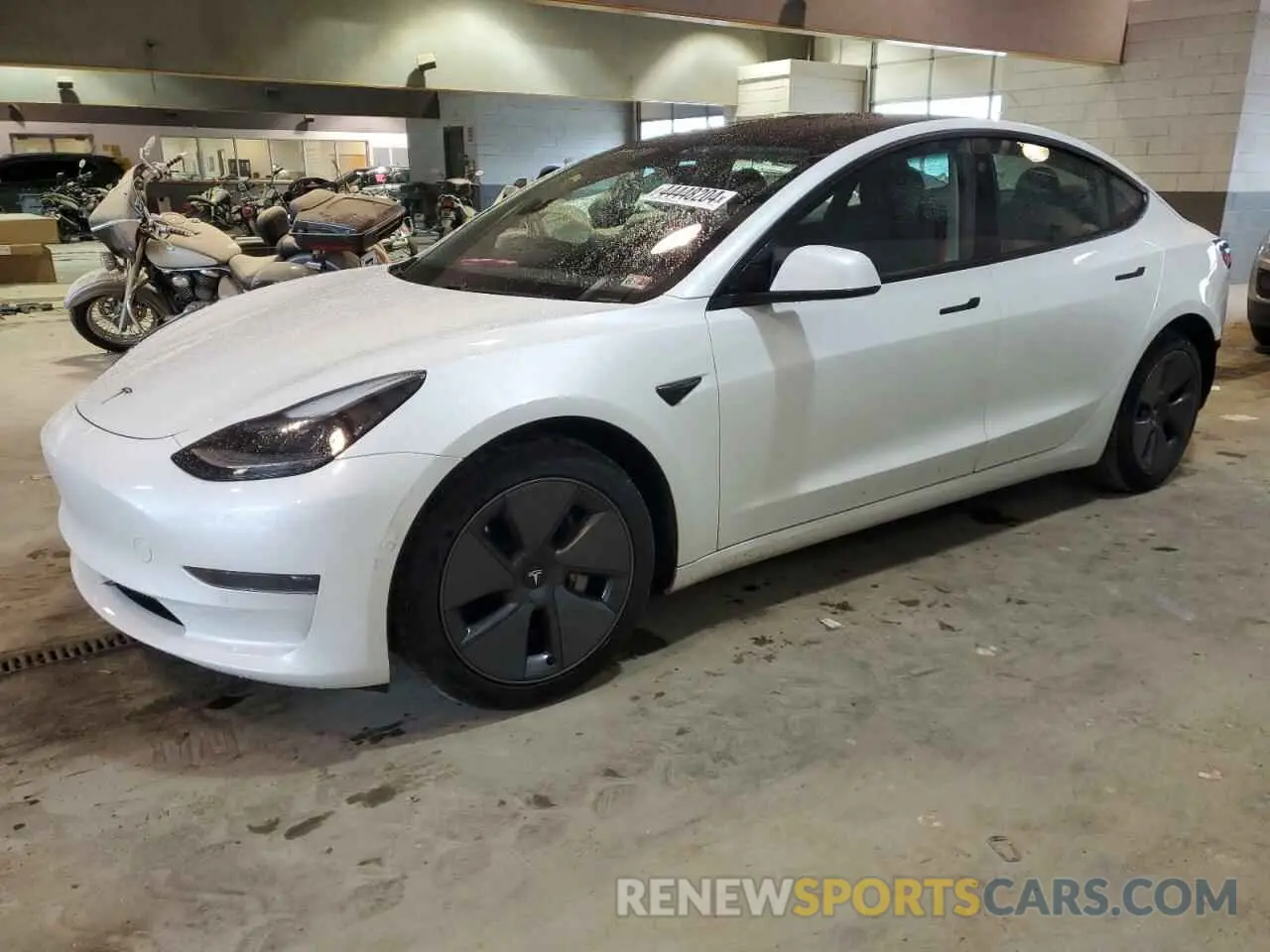 1 Photograph of a damaged car 5YJ3E1EAXMF029227 TESLA MODEL 3 2021