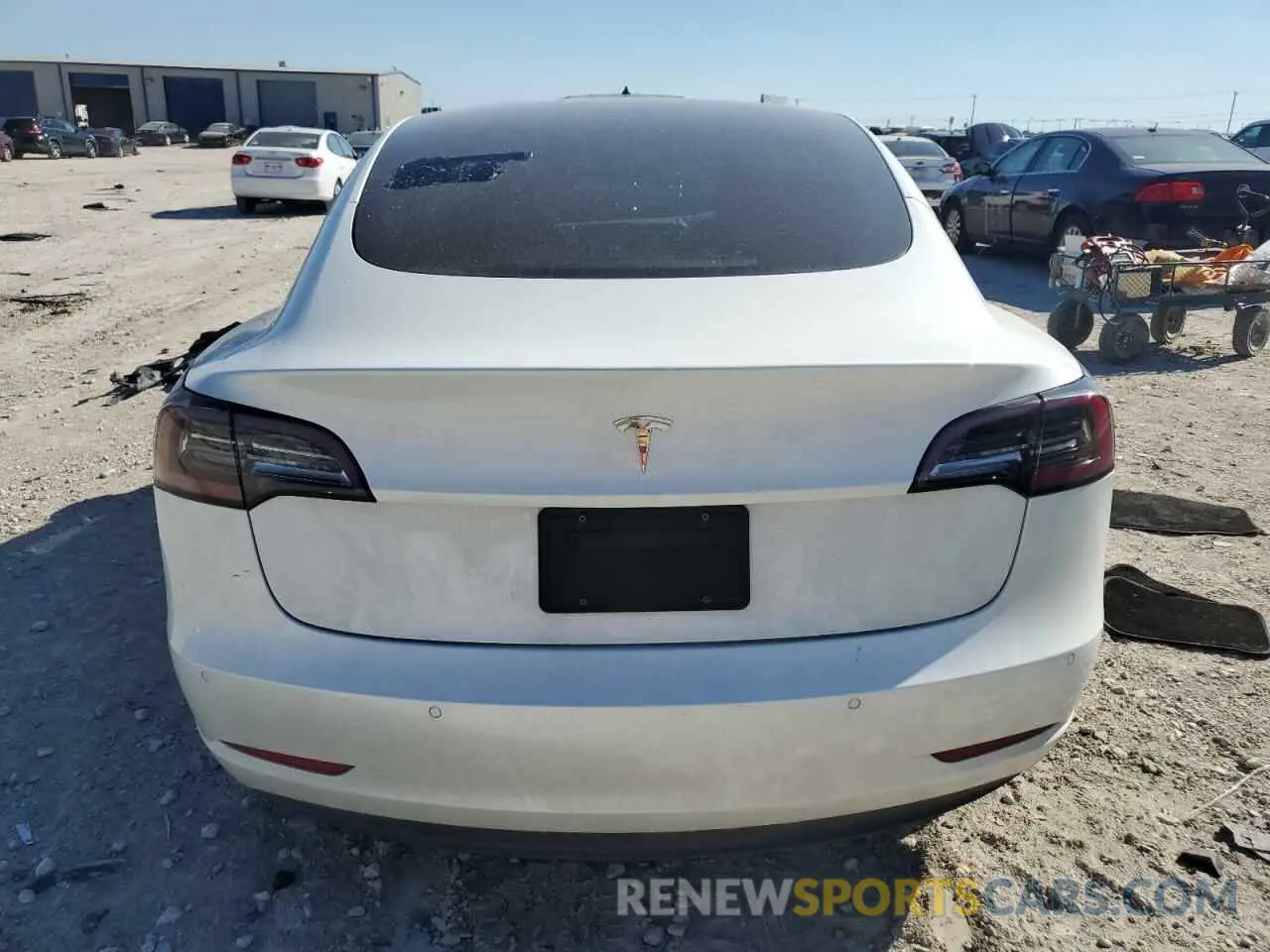6 Photograph of a damaged car 5YJ3E1EAXMF030393 TESLA MODEL 3 2021