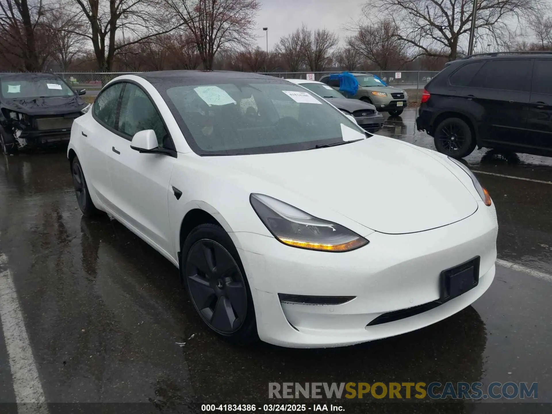 1 Фотография поврежденного автомобиля 5YJ3E1EAXMF052765 TESLA MODEL 3 2021