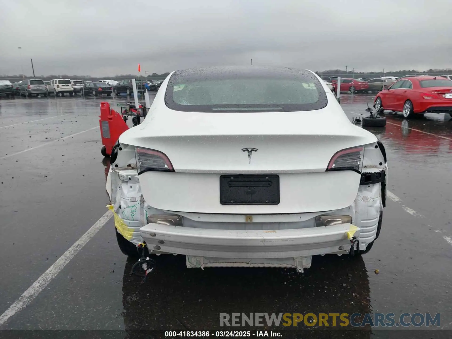 6 Фотография поврежденного автомобиля 5YJ3E1EAXMF052765 TESLA MODEL 3 2021