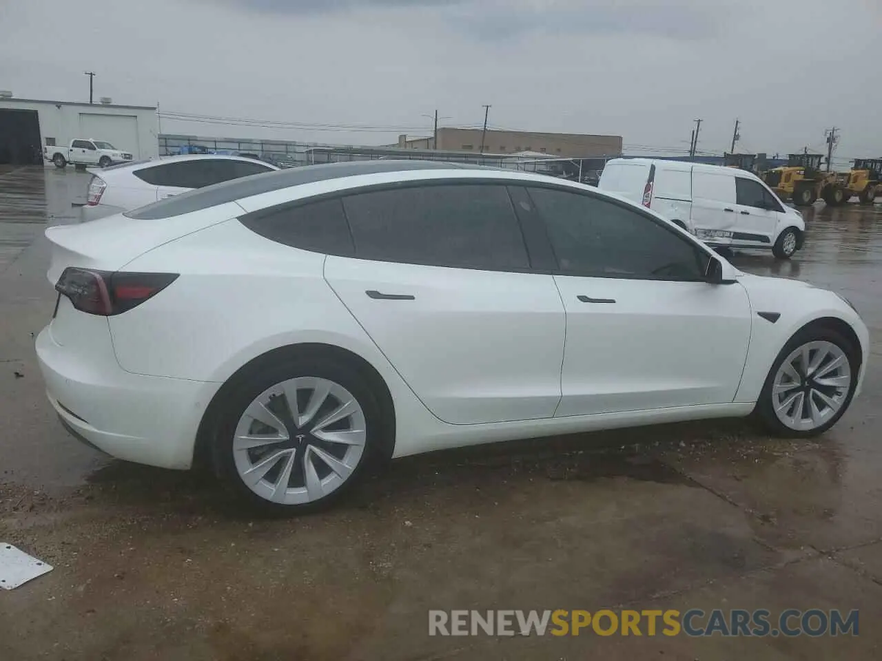 3 Photograph of a damaged car 5YJ3E1EAXMF057867 TESLA MODEL 3 2021