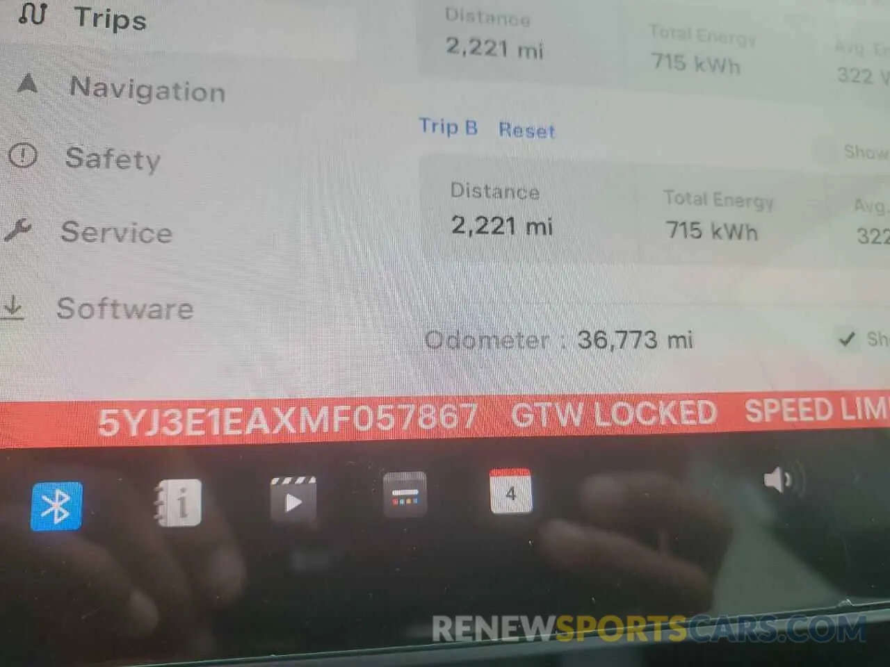 9 Photograph of a damaged car 5YJ3E1EAXMF057867 TESLA MODEL 3 2021