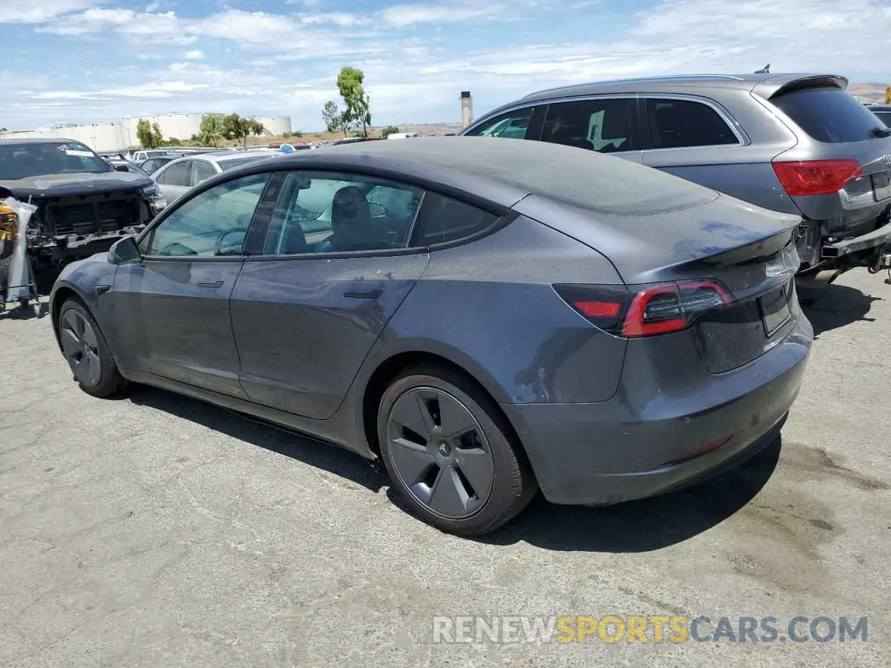 2 Фотография поврежденного автомобиля 5YJ3E1EAXMF076516 TESLA MODEL 3 2021