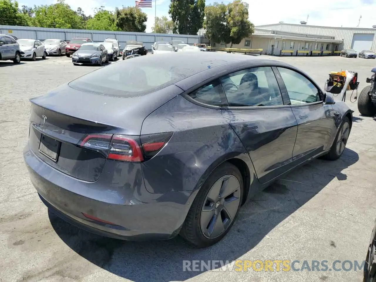 3 Фотография поврежденного автомобиля 5YJ3E1EAXMF076516 TESLA MODEL 3 2021