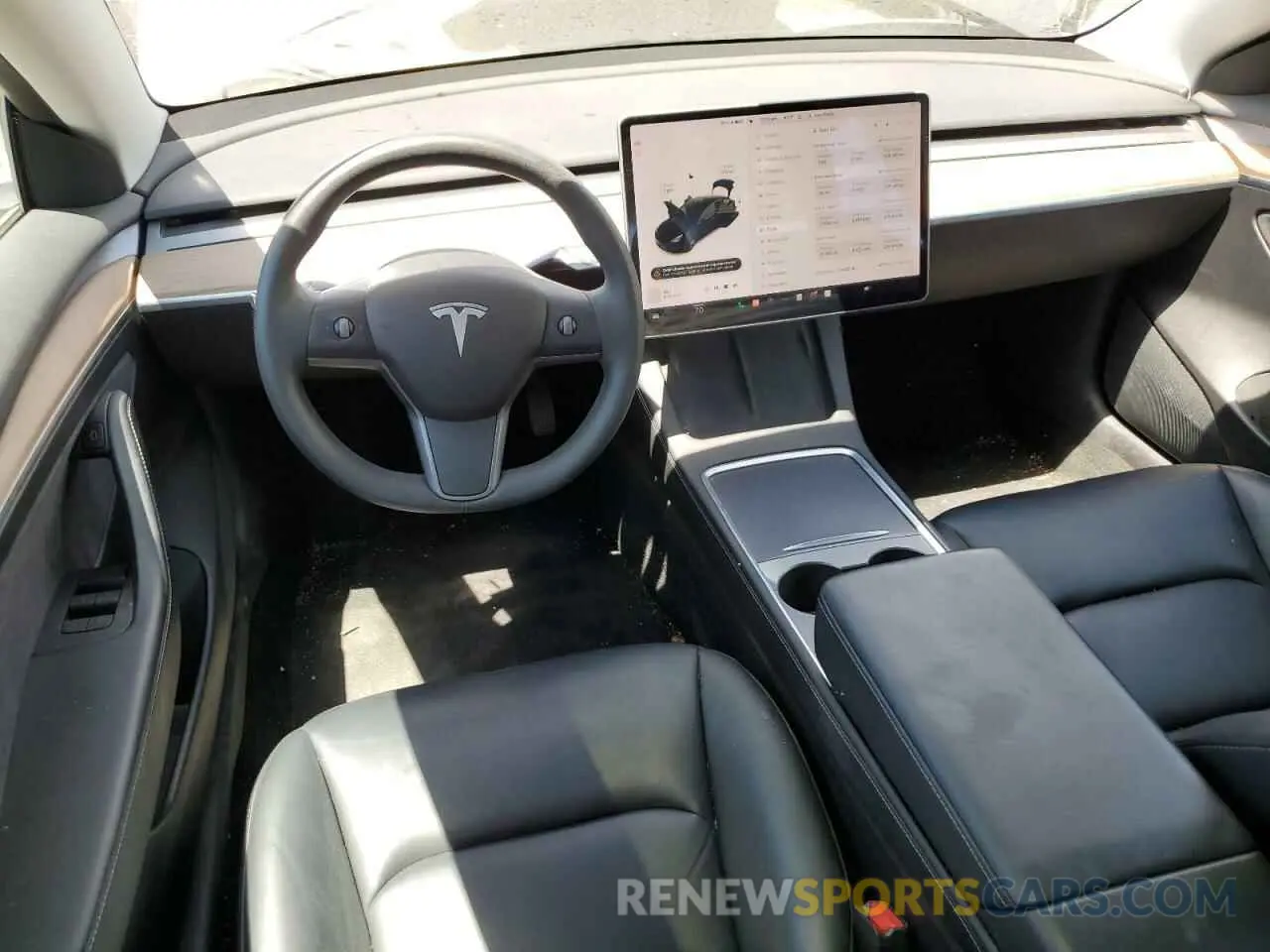 8 Фотография поврежденного автомобиля 5YJ3E1EAXMF076516 TESLA MODEL 3 2021