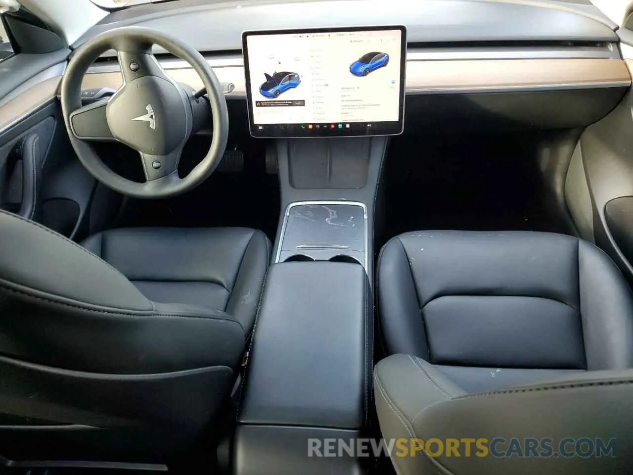 8 Фотография поврежденного автомобиля 5YJ3E1EAXMF082641 TESLA MODEL 3 2021