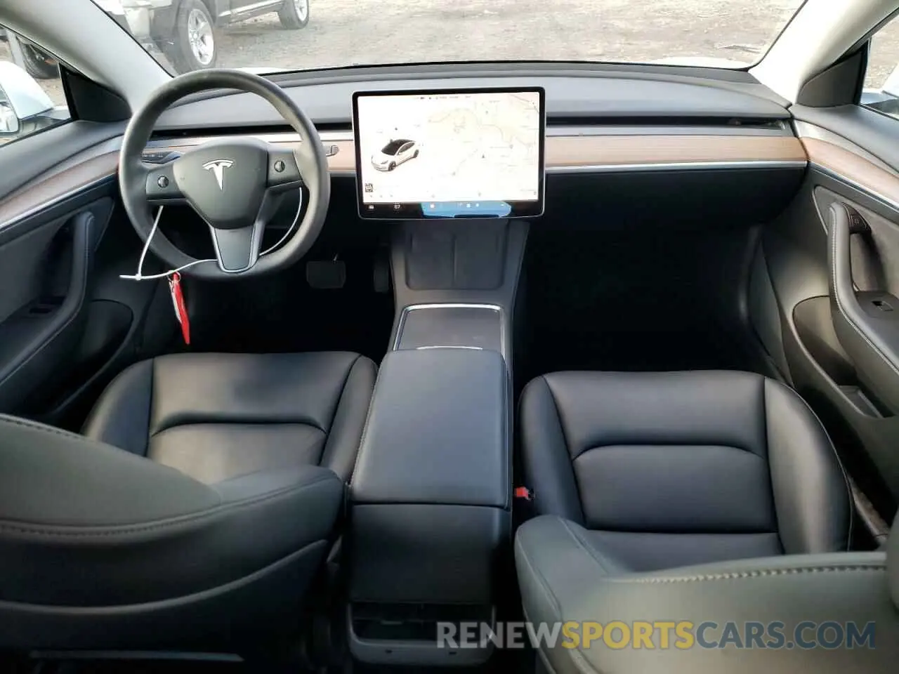 8 Photograph of a damaged car 5YJ3E1EAXMF097494 TESLA MODEL 3 2021