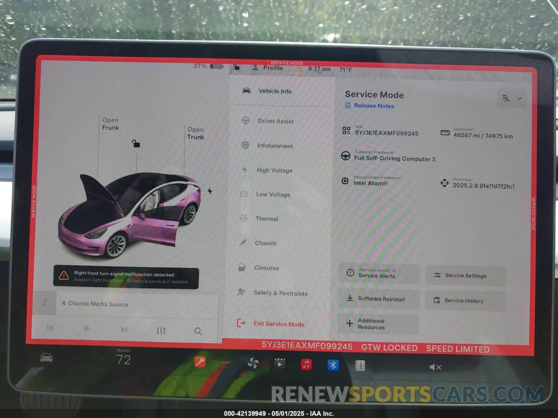 7 Photograph of a damaged car 5YJ3E1EAXMF099245 TESLA MODEL 3 2021
