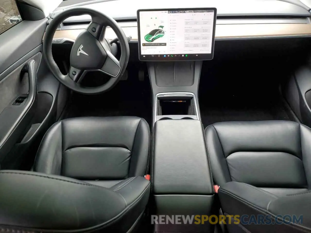 8 Фотография поврежденного автомобиля 5YJ3E1EAXMF853650 TESLA MODEL 3 2021