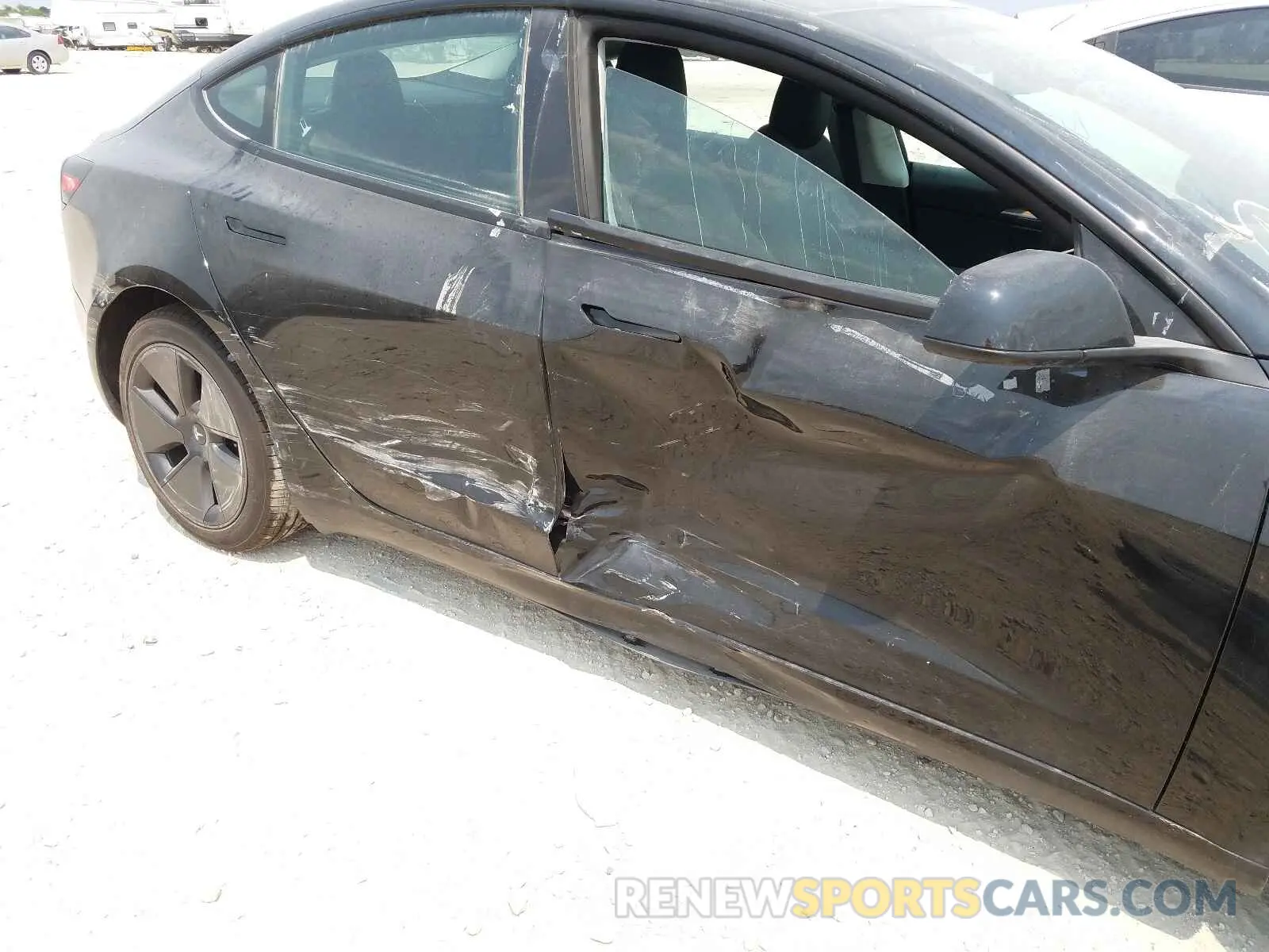 9 Photograph of a damaged car 5YJ3E1EAXMF961461 TESLA MODEL 3 2021