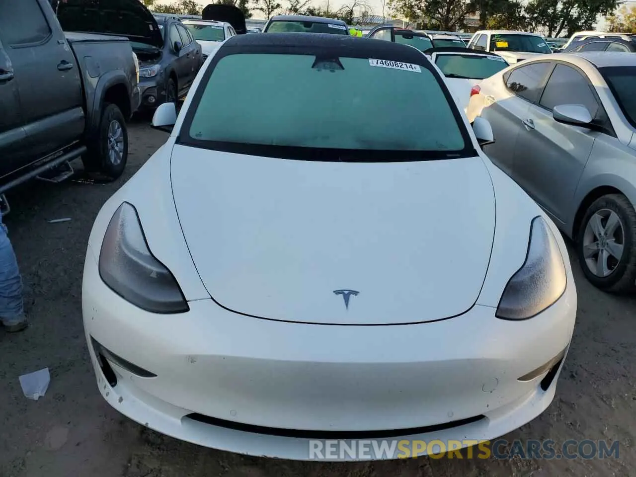 5 Photograph of a damaged car 5YJ3E1EAXMF963629 TESLA MODEL 3 2021