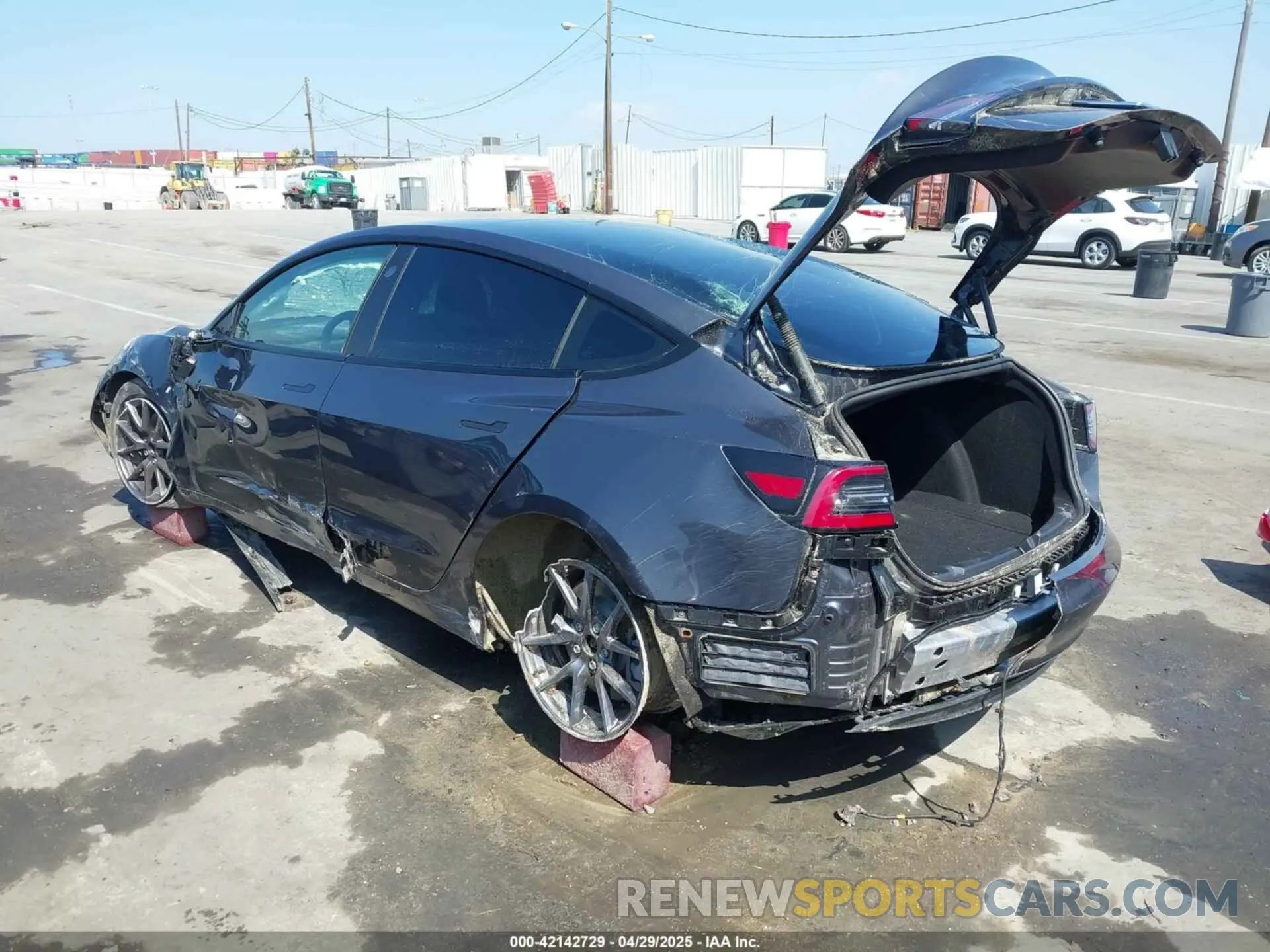 3 Фотография поврежденного автомобиля 5YJ3E1EAXMF982441 TESLA MODEL 3 2021