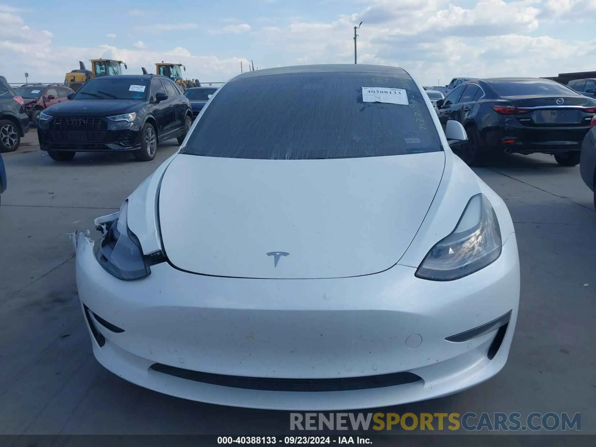 13 Photograph of a damaged car 5YJ3E1EAXMF987137 TESLA MODEL 3 2021