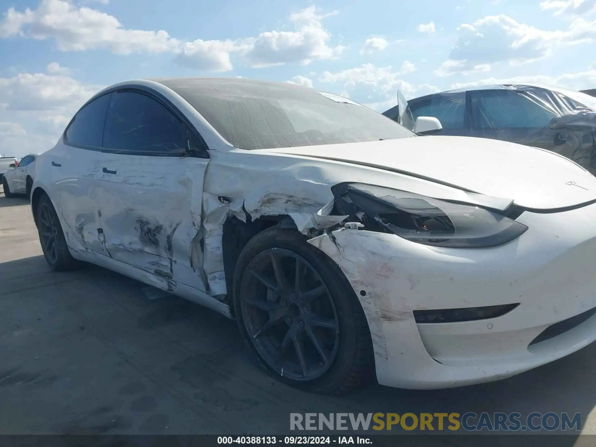 6 Photograph of a damaged car 5YJ3E1EAXMF987137 TESLA MODEL 3 2021