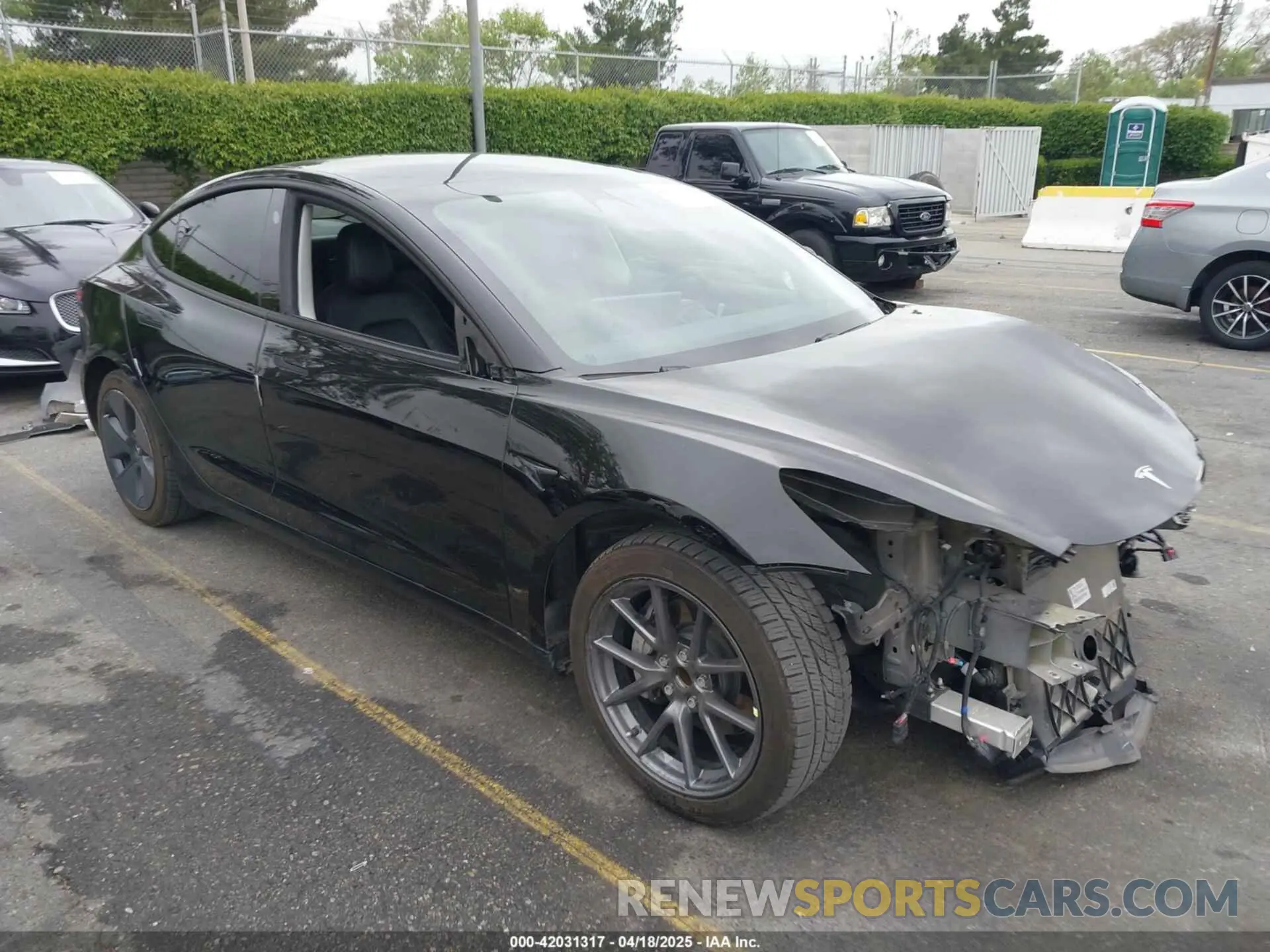 1 Photograph of a damaged car 5YJ3E1EAXMF997084 TESLA MODEL 3 2021