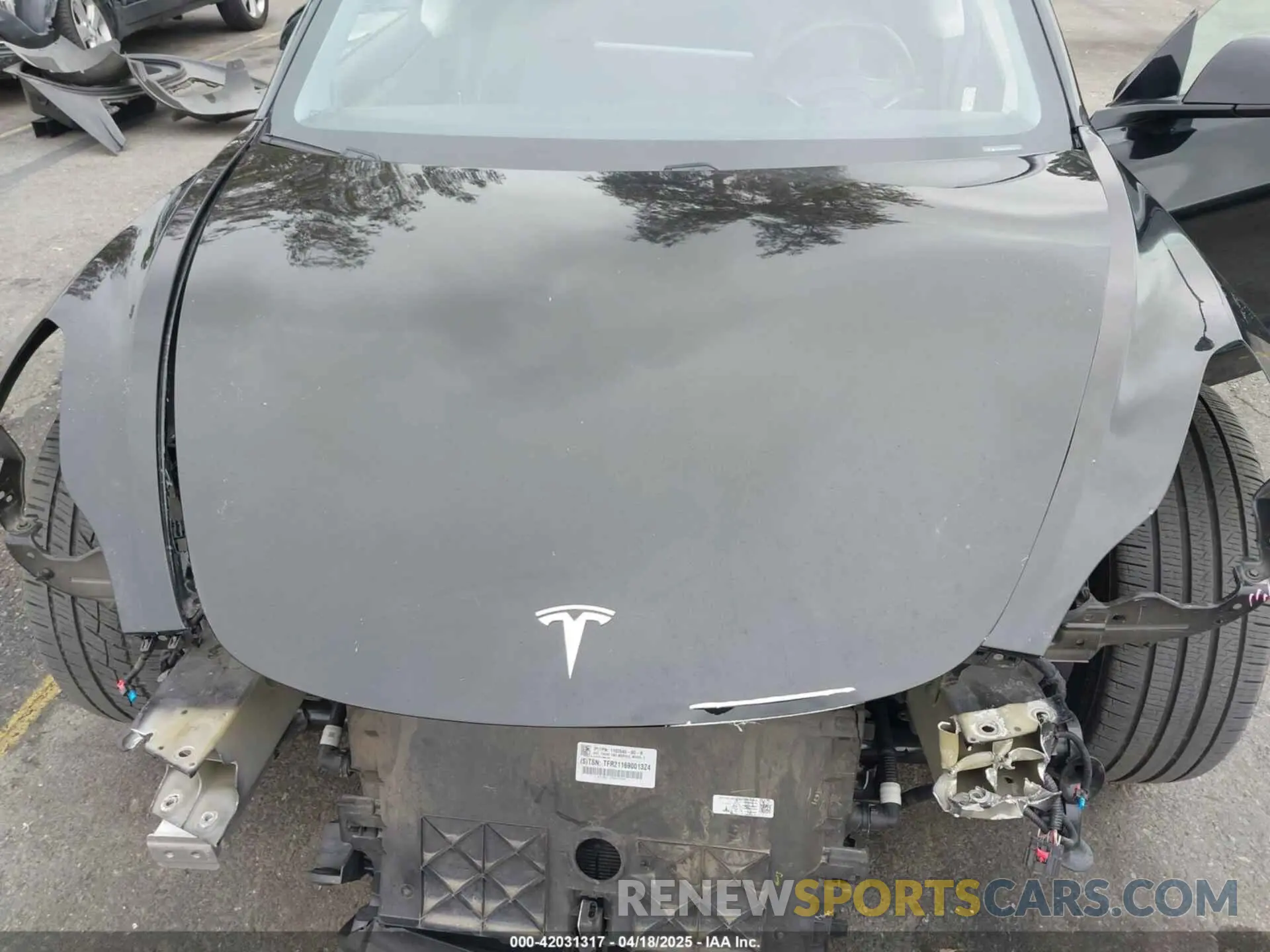 10 Photograph of a damaged car 5YJ3E1EAXMF997084 TESLA MODEL 3 2021