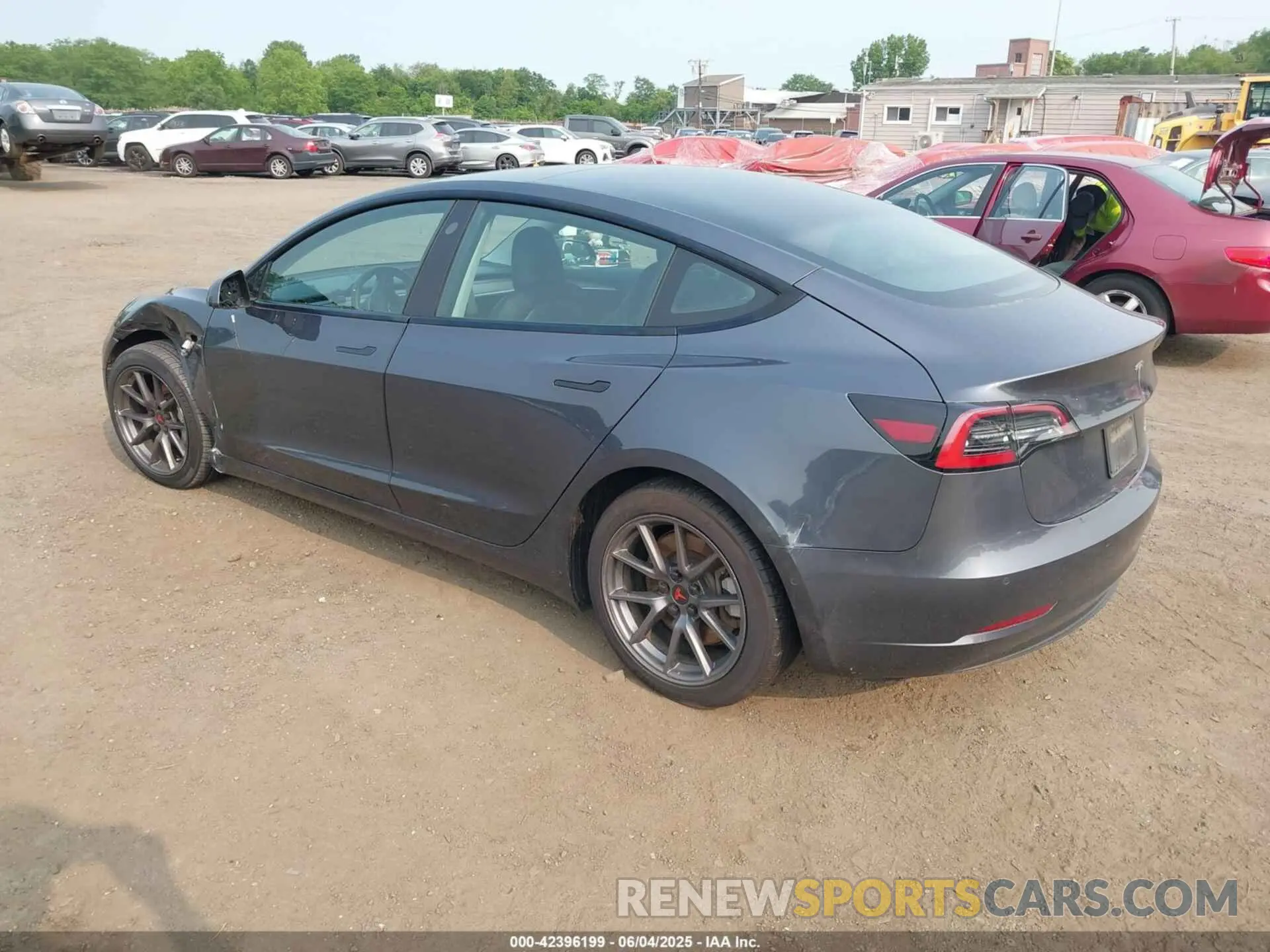 3 Фотография поврежденного автомобиля 5YJ3E1EB0MF036423 TESLA MODEL 3 2021