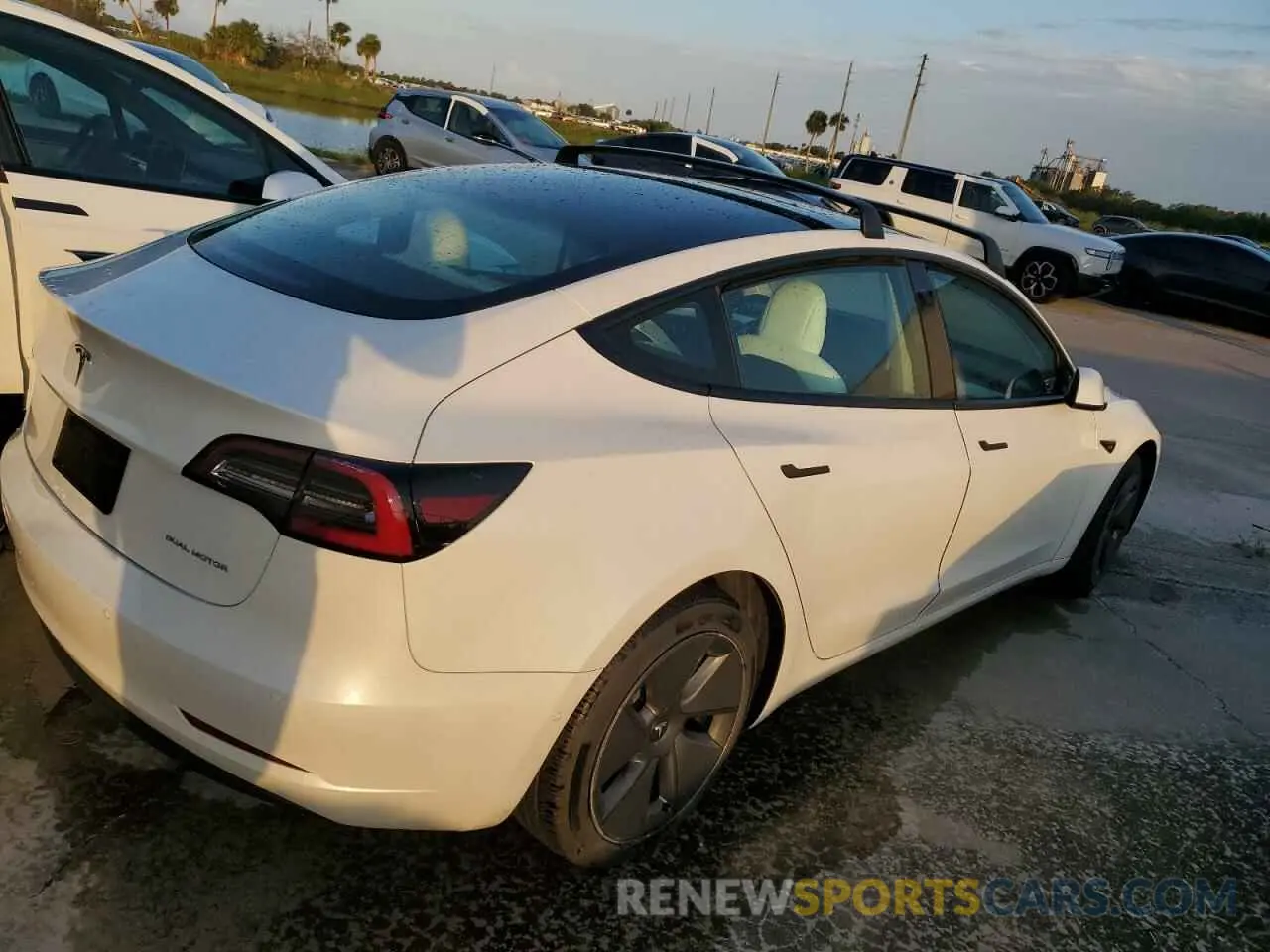3 Фотография поврежденного автомобиля 5YJ3E1EB0MF036471 TESLA MODEL 3 2021