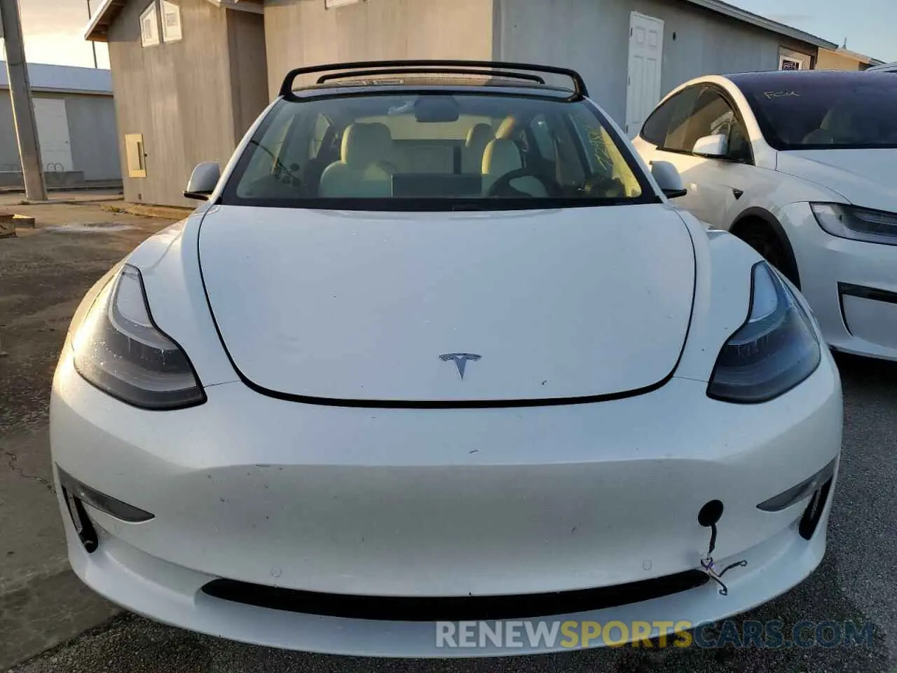 5 Фотография поврежденного автомобиля 5YJ3E1EB0MF036471 TESLA MODEL 3 2021