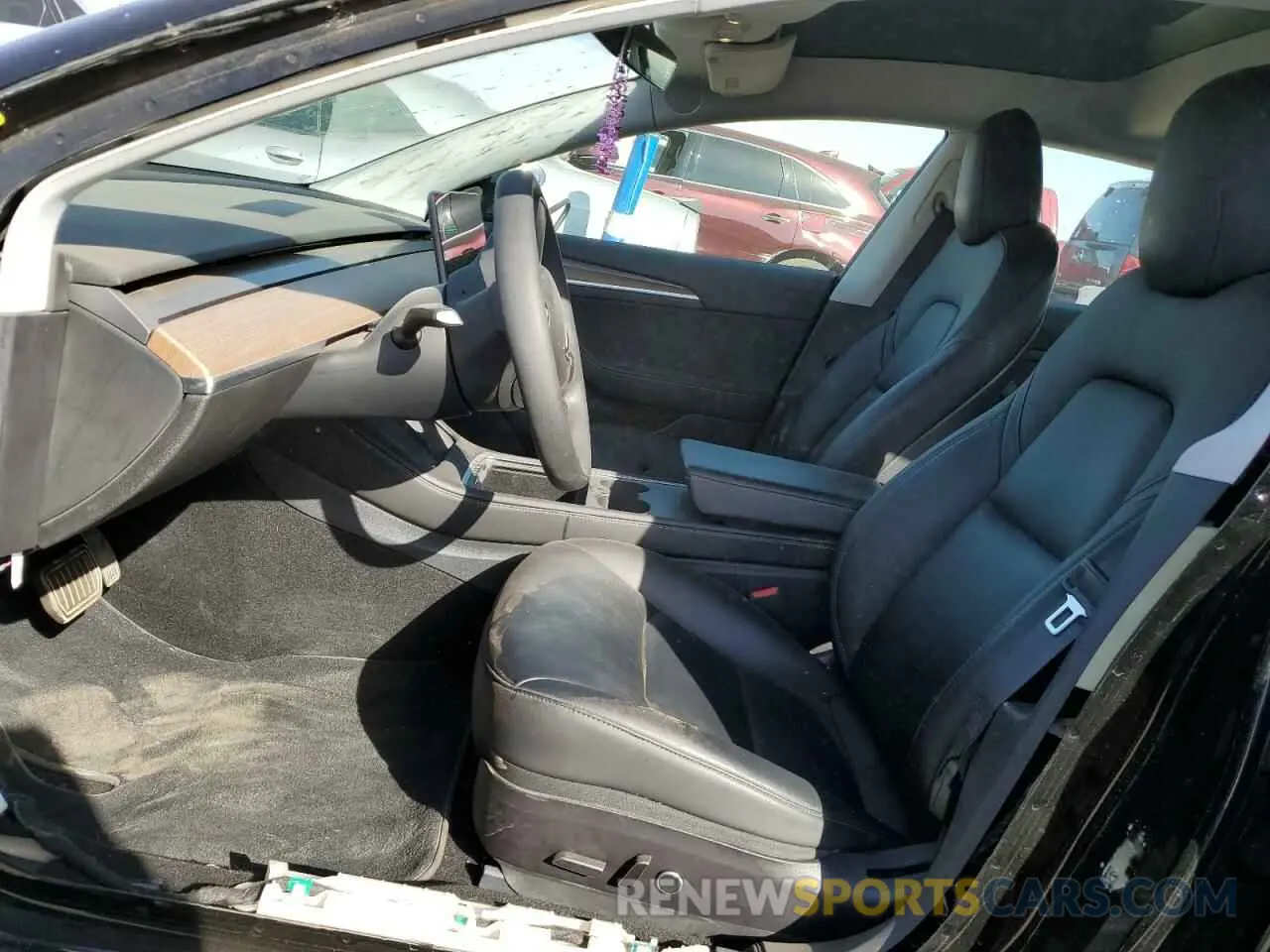 7 Photograph of a damaged car 5YJ3E1EB0MF044957 TESLA MODEL 3 2021