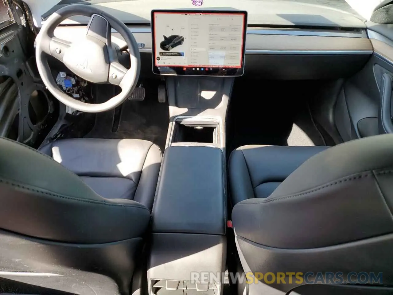 8 Photograph of a damaged car 5YJ3E1EB0MF044957 TESLA MODEL 3 2021