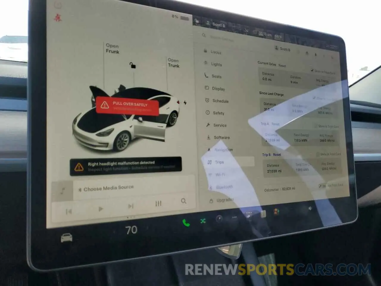 9 Фотография поврежденного автомобиля 5YJ3E1EB0MF050922 TESLA MODEL 3 2021