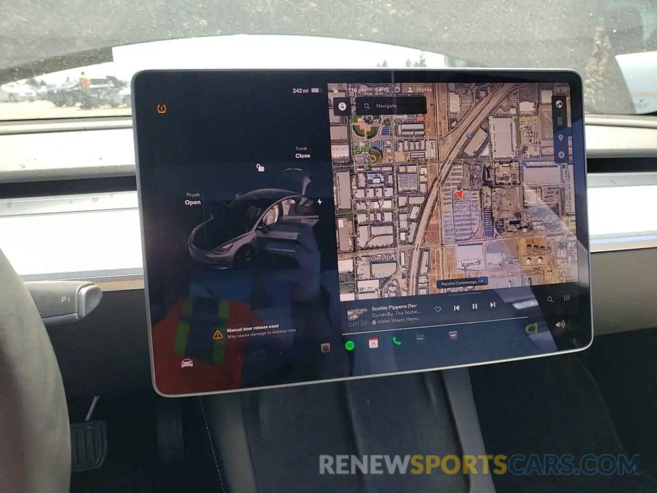 9 Photograph of a damaged car 5YJ3E1EB0MF054677 TESLA MODEL 3 2021
