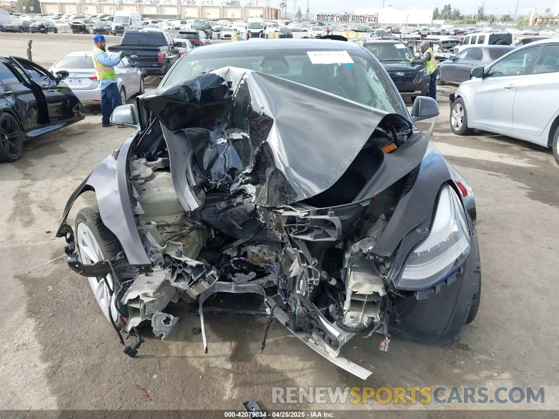 13 Фотография поврежденного автомобиля 5YJ3E1EB0MF855531 TESLA MODEL 3 2021