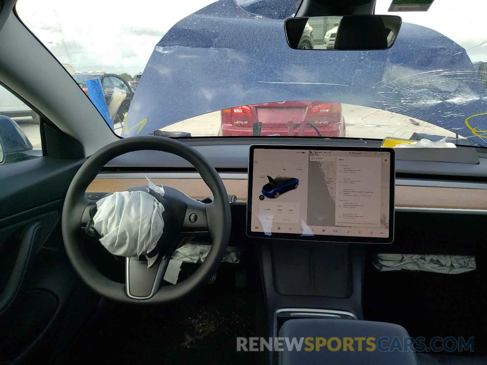 9 Photograph of a damaged car 5YJ3E1EB0MF855660 TESLA MODEL 3 2021