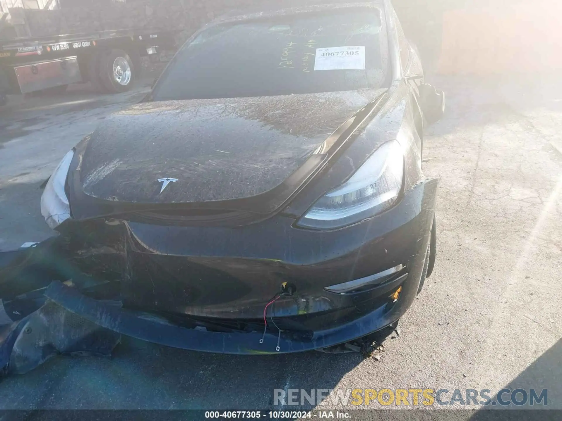 13 Photograph of a damaged car 5YJ3E1EB0MF858428 TESLA MODEL 3 2021