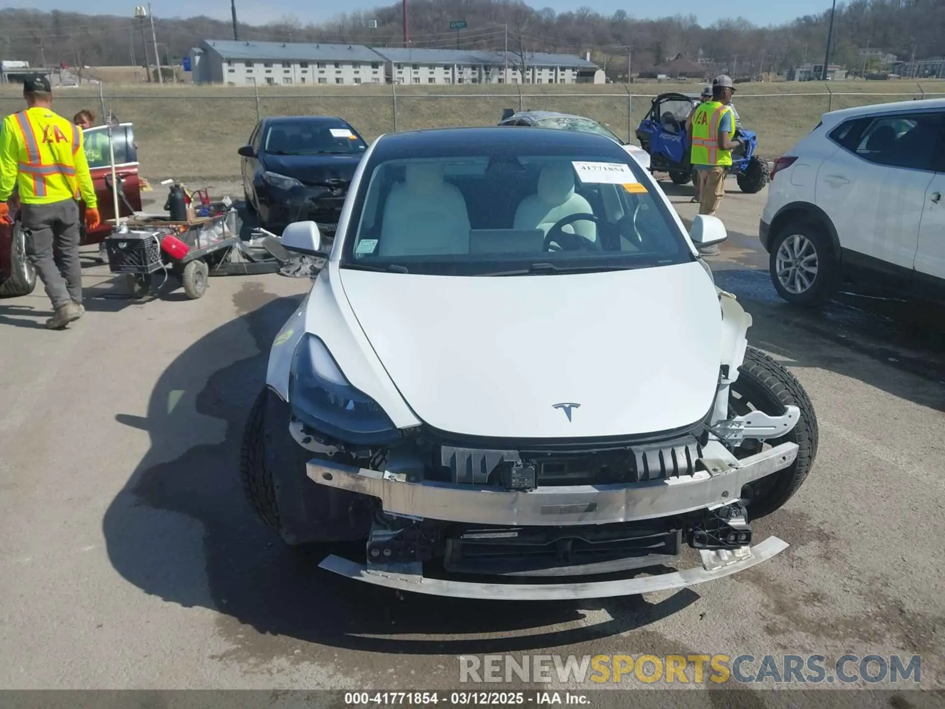 13 Photograph of a damaged car 5YJ3E1EB0MF860289 TESLA MODEL 3 2021