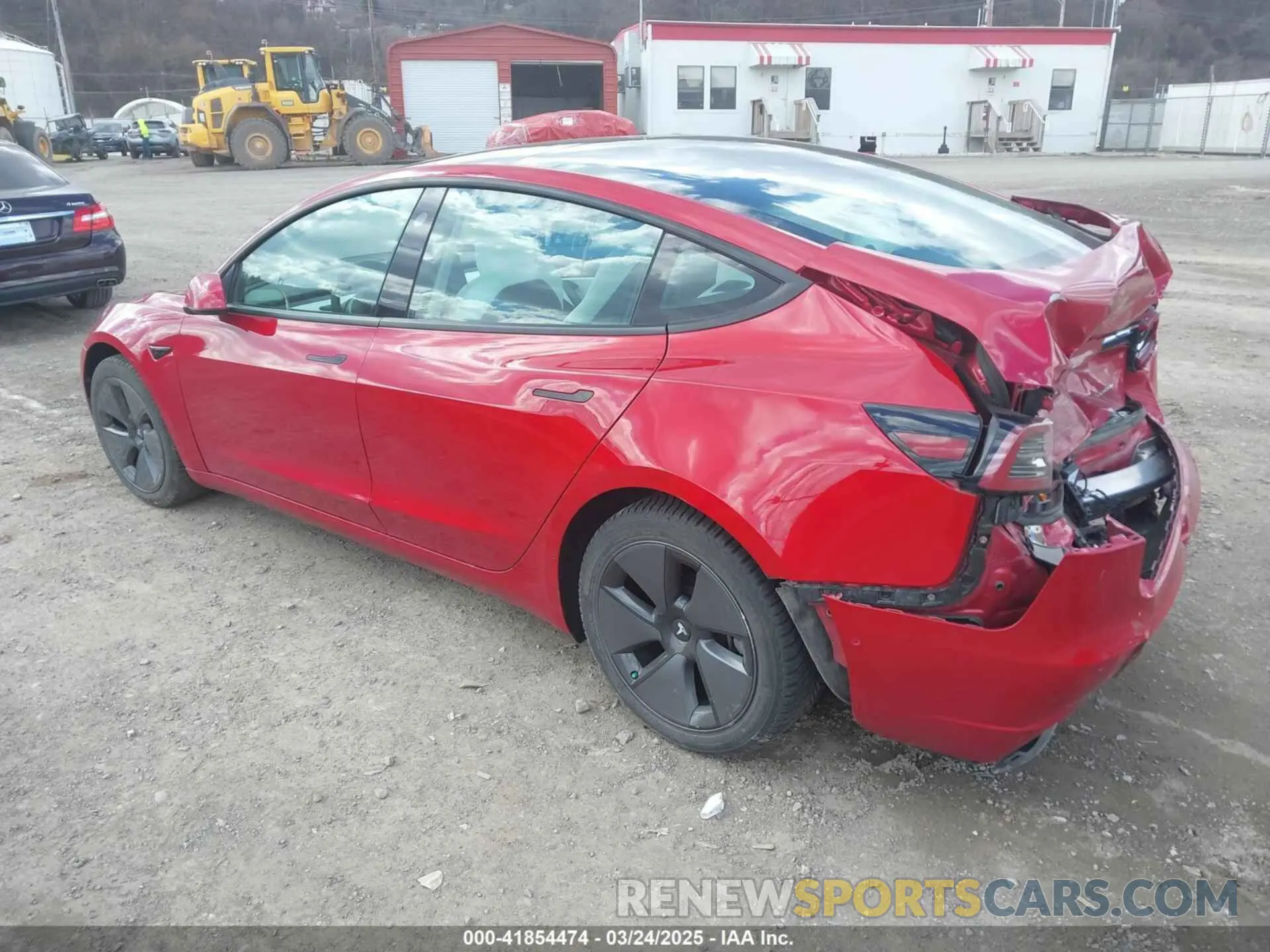 3 Фотография поврежденного автомобиля 5YJ3E1EB0MF902833 TESLA MODEL 3 2021