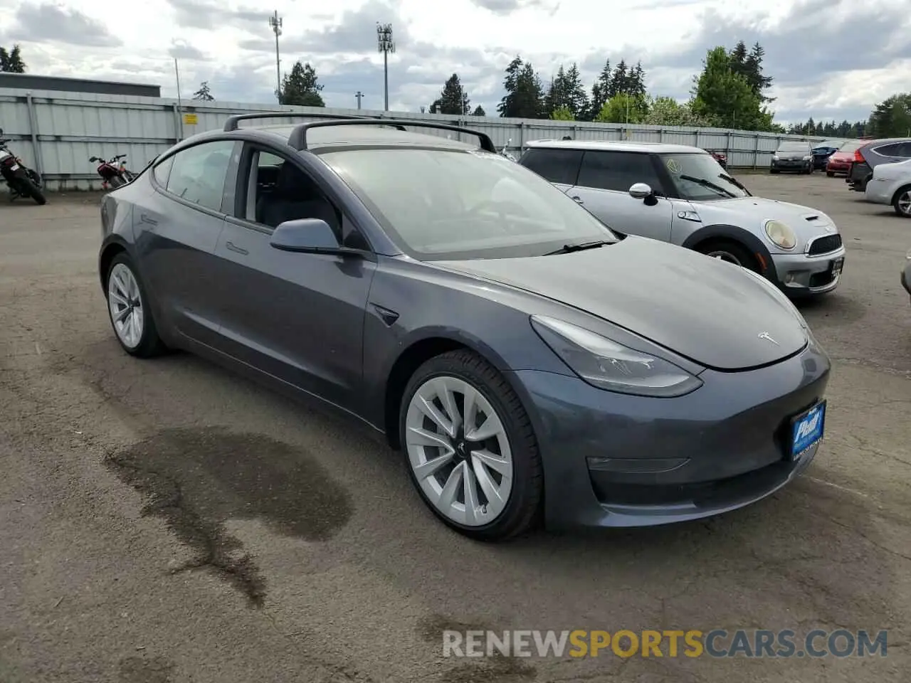 4 Фотография поврежденного автомобиля 5YJ3E1EB0MF936660 TESLA MODEL 3 2021