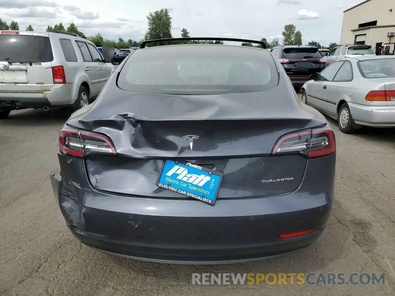 6 Фотография поврежденного автомобиля 5YJ3E1EB0MF936660 TESLA MODEL 3 2021