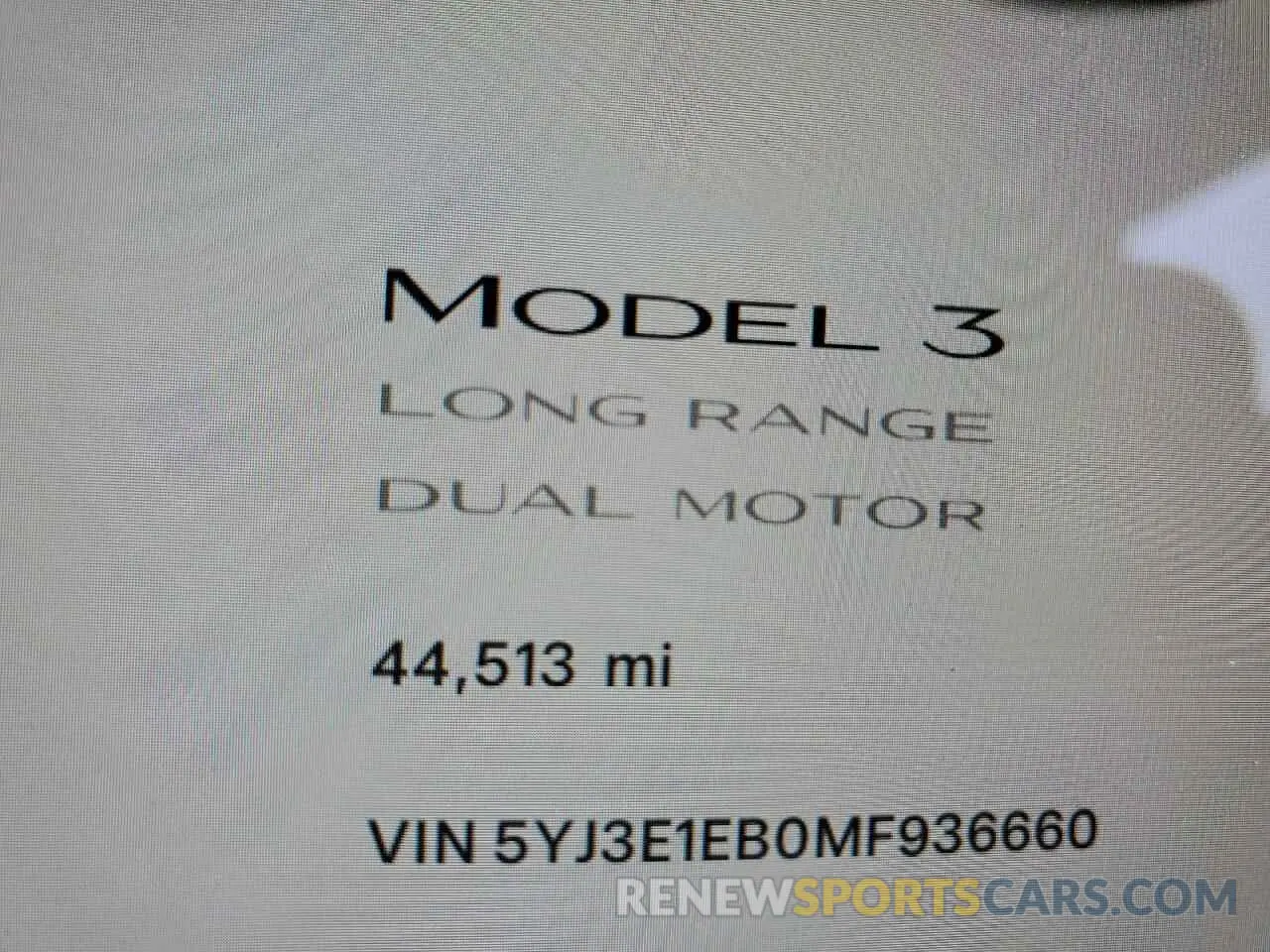 9 Фотография поврежденного автомобиля 5YJ3E1EB0MF936660 TESLA MODEL 3 2021