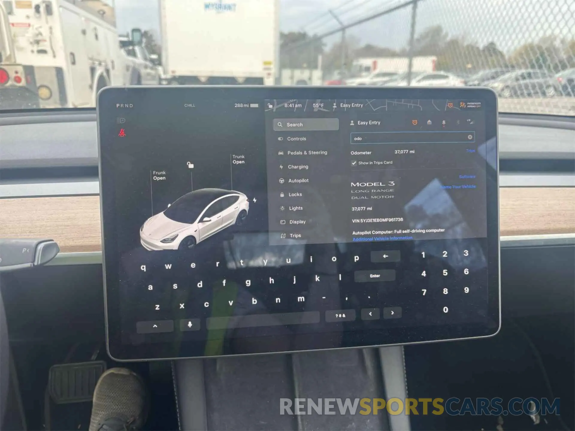 15 Фотография поврежденного автомобиля 5YJ3E1EB0MF961736 TESLA MODEL 3 2021