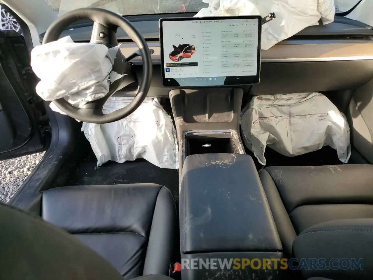 8 Photograph of a damaged car 5YJ3E1EB0MF979640 TESLA MODEL 3 2021