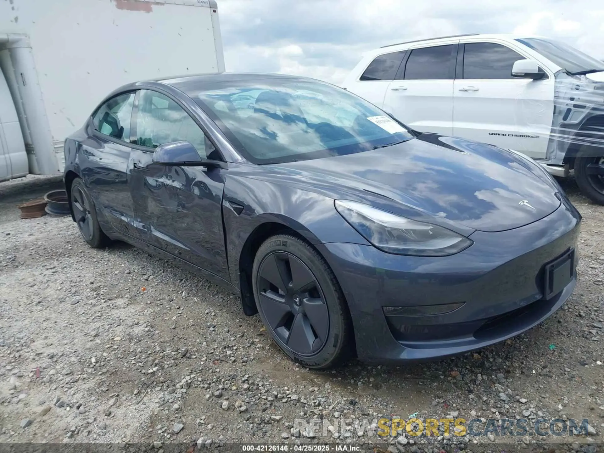 1 Фотография поврежденного автомобиля 5YJ3E1EB0MF979654 TESLA MODEL 3 2021