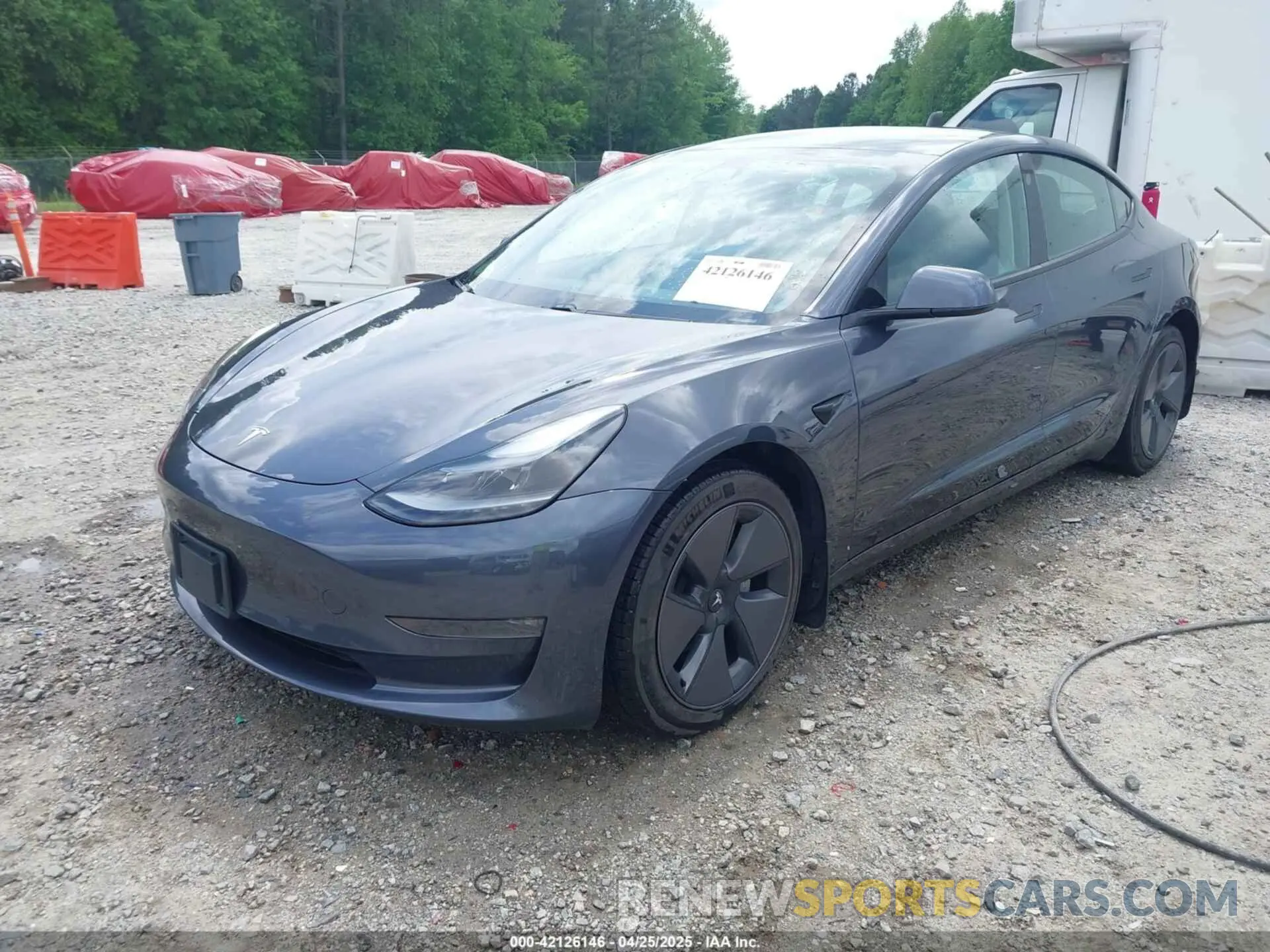 2 Фотография поврежденного автомобиля 5YJ3E1EB0MF979654 TESLA MODEL 3 2021