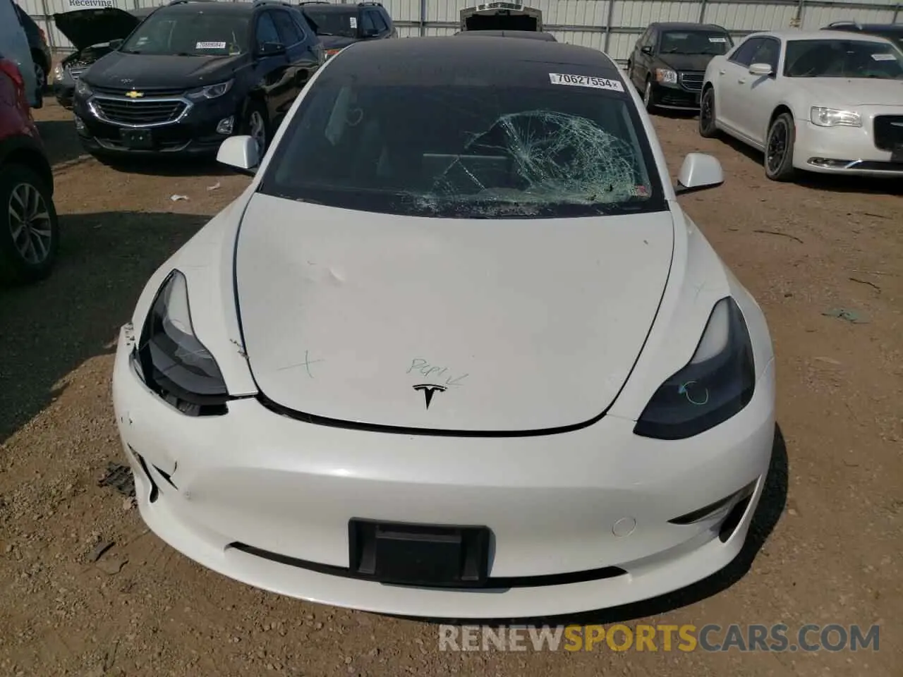 5 Photograph of a damaged car 5YJ3E1EB1MF012986 TESLA MODEL 3 2021