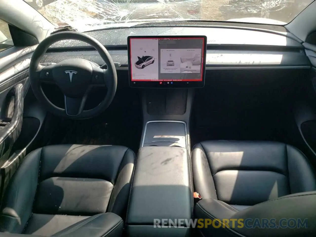 8 Photograph of a damaged car 5YJ3E1EB1MF012986 TESLA MODEL 3 2021